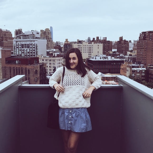 Anthro Cropped Sweater - Picture 5 of 7